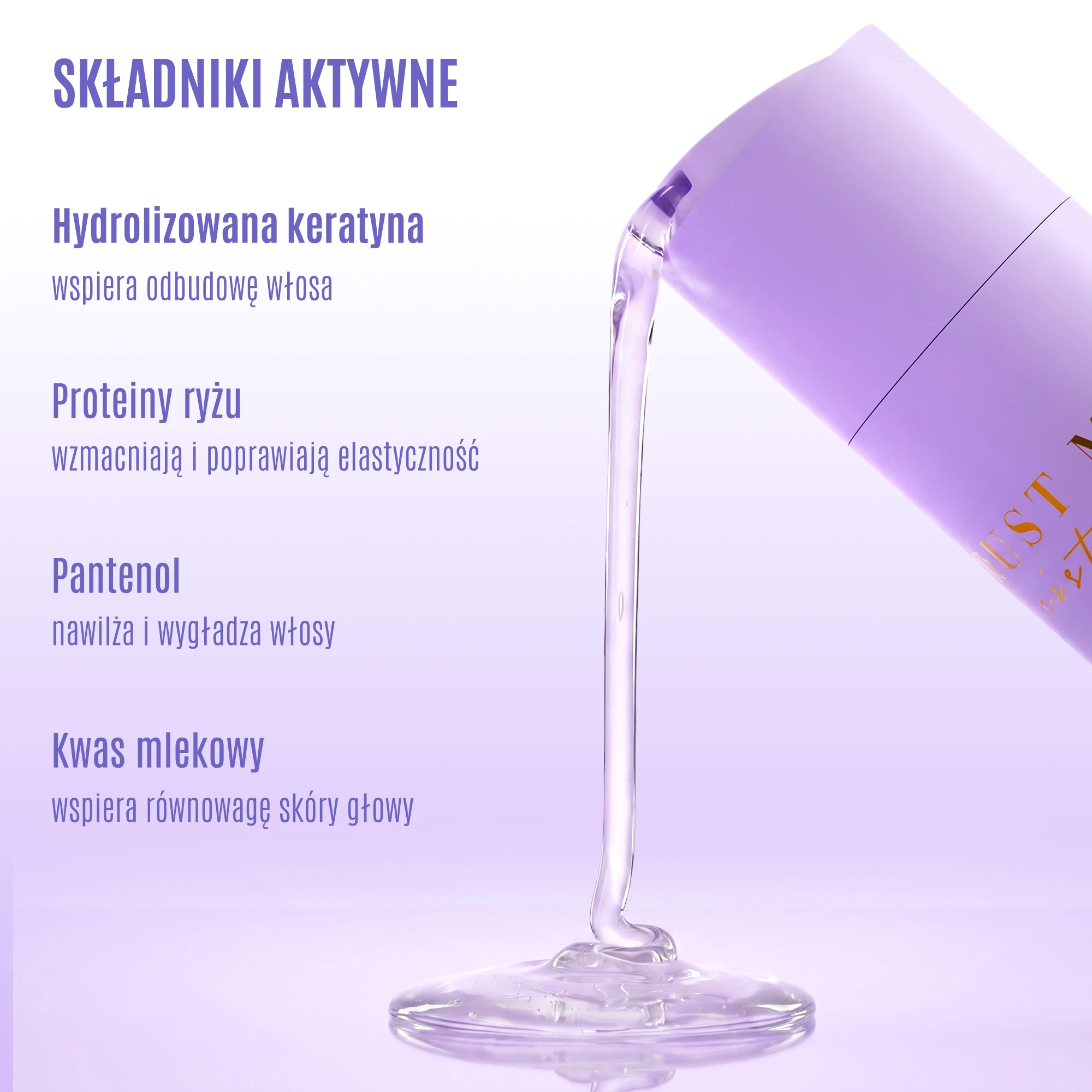 Składniki aktywne szamponu Repair It Prep Shampoo